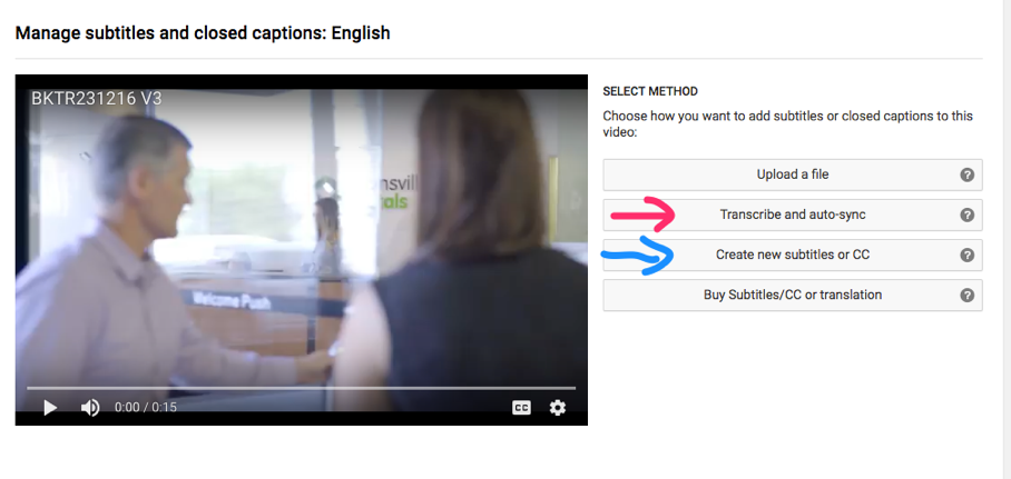 manage subtitles in youtube